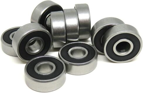 10pcs 6x17x6 S606RS الصلب المقاوم للصدأ تحمل S606 RS 2RS الكرة المصغرة 6 * 17 * 6 in Saudi Arabia