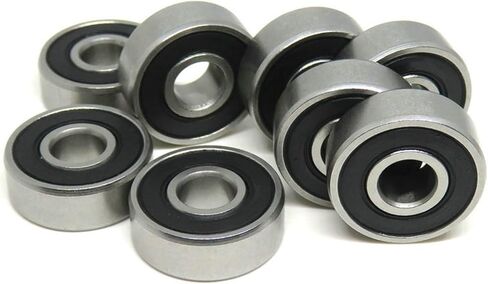 10pcs 6x17x6 S606RS الصلب المقاوم للصدأ تحمل S606 RS 2RS الكرة المصغرة 6 * 17 * 6 in Saudi Arabia