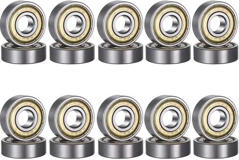 10Pcs Double Shield Miniature High Carbon Steel Bearing 608zz 623zz 624zz 635zz 626zz 688zz 3D Printer Parts 608Rs 608 Bearing(608zz) in Saudi Arabia