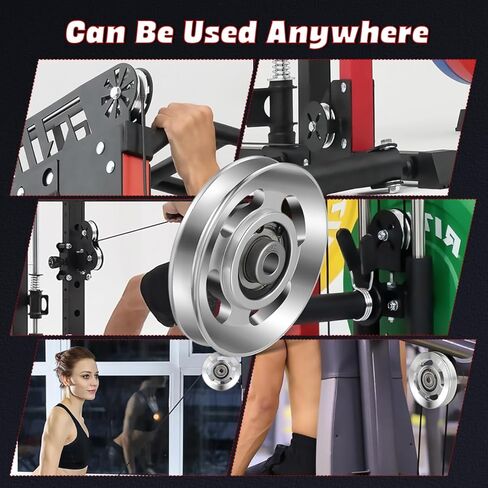 Aluminum Pulley Wheel Universal Bearing Pulley Wheel for Cable Machine Home Gym Equipment Part Garage Door in Saudi Arabia