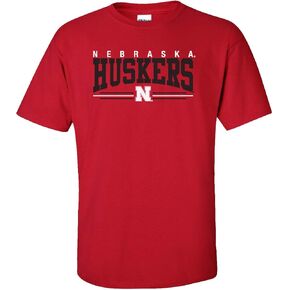 CornBorn Nebraska Huskers T-Shirt - Nebraska Cornhuskers Shirt - Stripe N Husker Shirt in Kuwait