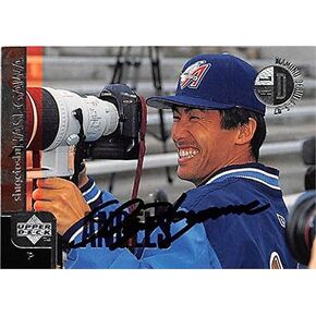 Sports Memorabilia Autograph Warehouse 365895 Shigetoshi Hasegawa Autographed Baseball Card - 1998 Upper Deck-19 Diamond Debut in Saudi Arabia