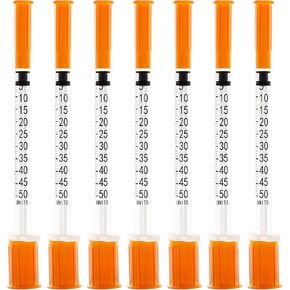 20Pack 0.5ml/cc Disposable Syringes with 31G 1/4 Inch,Lab Supplies, Individually Wrapped in Saudi Arabia