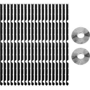VEVOR Foam Closure Strips, Metal Roof Outside Closure Strip with 2 Rolls of Butyl Tape, High-Density EVA Exterior Roofing Foam Strips, for Roof Insulation, Noise Reduction & Waterproof (20 Pieces) in Saudi Arabia
