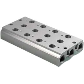 VF3130 VF5120 Solenoid Valve Manifold Vavle Plate Series Conflux Board(VF5120,7) in Saudi Arabia