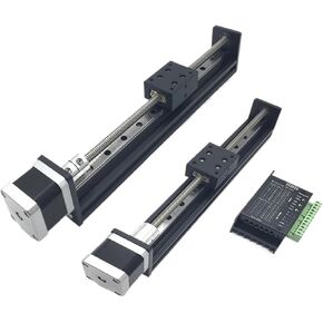 Mini Precision T-type Sliding Table 50 ~ 400mm Stroke 4/8mm Pitch Self Lock Table مع NEMA17 Stepper Motor TB6600 Drive (8 Pitch-150mm) in Kuwait