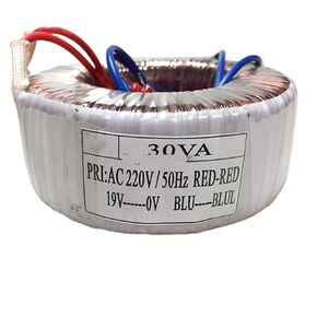 1PCS 30W 30VA INPUT 220V OUTPUT 19V محول حلقة طاقة التردد المنخفض المرحلة أحادية الطور in Kuwait