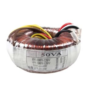 1PCS 50W 50VA INPUT 0-100V-1220V OUTPUT 52V 11V RING TRANVERS TRANVERS in Kuwait