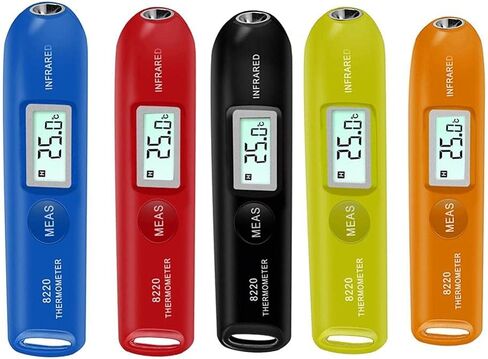 مقياس حرارة الجيب الرقمي المصغرة المصغرة المصغرة بالأشعة تحت الحمراء المحمولة مع شاشة شاشة LCD للاستخدام الصناعي قراءات دقيقة في مئوية و Fahrenheit واسعة النطاق -50 درجة مئوية إلى 220 درجة مئوية in Saudi Arabia