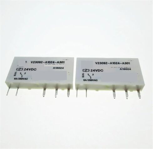 RELAY V23092-A1024-A301 V23092-A1024-A301-24VDC V23092A1024A301 24V 24VDC DC24V 6A 250VAC 5PIN 5/10PCS (10pcs) in Saudi Arabia