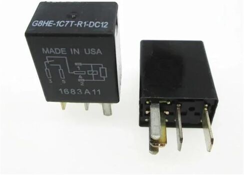 Auto Car 12V Relay G8HE-1C7T-R1-DC12 G8HE-1C7T-R1-DC12V G8HE-1C7T-R1-12VDC G8H1C7TR1DC12 5PIN 5PCS in Saudi Arabia