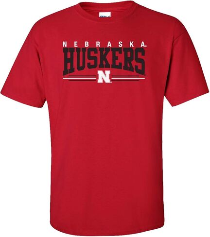 CornBorn Nebraska Huskers T-Shirt - Nebraska Cornhuskers Shirt - Stripe N Husker Shirt in Kuwait