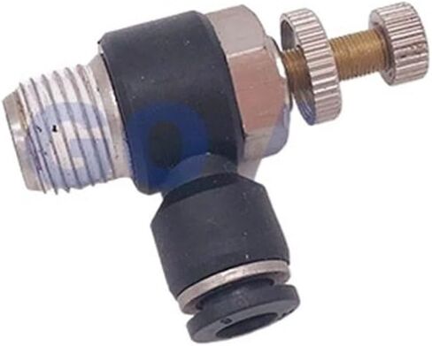 10pcs a lot air cylinder throttle valve thread PT M5 1/8 1/4 inch 4mm 6mm small pneumatic fittings SC SL for hose solenoid valve(SC4-M5) in Saudi Arabia