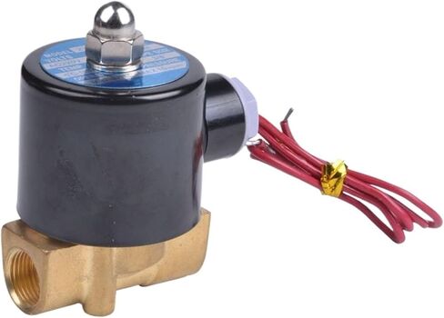 2WH 1/8 1/4 3/8 2Mpa Brass direct acting two position two way solenoid valve high pressure Water Valve(2WH020-08 G1-4,AC220V_2PCS) in Saudi Arabia