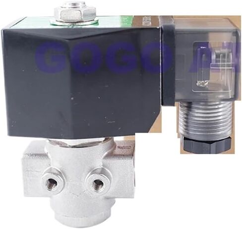 50BAR 90BAR 2 Way SS304 صمام الملف اللولبي ذو الضغط العالي المفتوح عادة 1/4 "380V 220V GSPG-01K GSPG-M02K NO (AC24V_50BAR) in Saudi Arabia