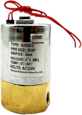 Q22XD / Q23XD Brass Valve G1/4 G1/8 2/2 3/2 Way Direct Acting Solenoid Valve two way valve DC24V 12V AC220V 110V(Q22XD 08 G1-4 2-2Way,AC110V_CR704) in Saudi Arabia