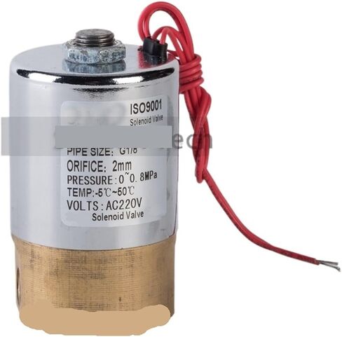 Q22XD / Q23XD Brass Valve G1/4 G1/8 2/2 3/2 Way Direct Acting Solenoid Valve two way valve DC24V 12V AC220V 110V(Q22XD 08 G1-4 2-2Way,AC110V_CR704) in Saudi Arabia