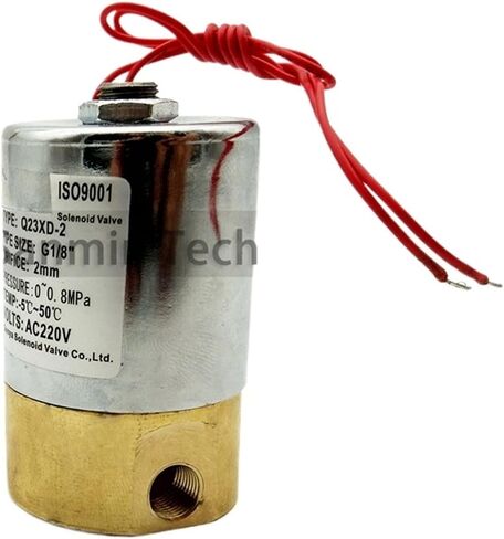 Q22XD / Q23XD Brass Valve G1/4 G1/8 2/2 3/2 Way Direct Acting Solenoid Valve two way valve DC24V 12V AC220V 110V(Q22XD 08 G1-4 2-2Way,AC110V_CR704) in Saudi Arabia