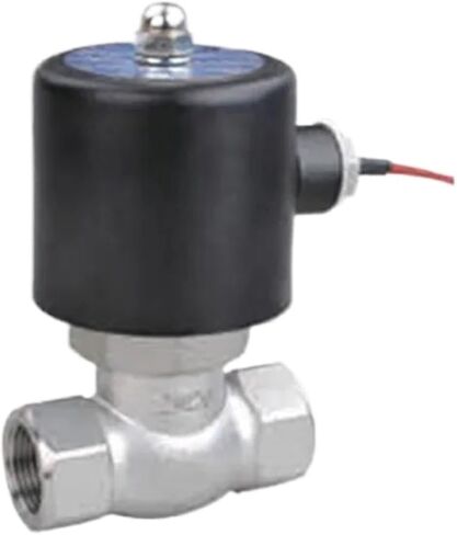 US-15 SS STEAM VALVE STAIN TWOATE TWOOND SLENOID VALVE PILOT يعمل على SS304 من الفولاذ المقاوم للصدأ لمياه زيت البخار (US-25-SS G1 ، AC220V) in Saudi Arabia