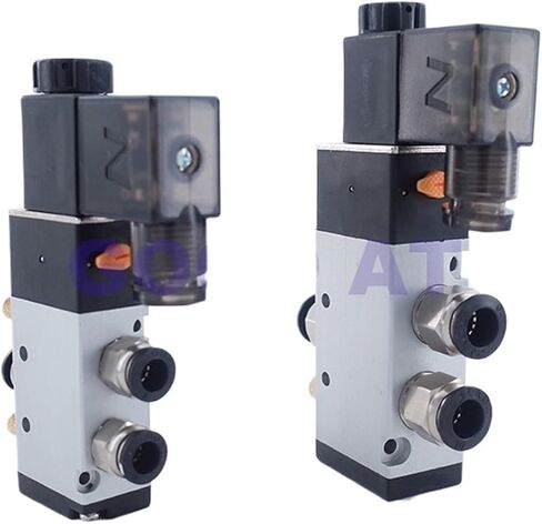 4V110-06 4V210-08 4V310-10 4V410-15 valves with Muffler connector 4mm/6mm/8mm/10mm/12mm 5/2 way solenoid valve 12V 24V 220V(4V210-08,AC110V_WITH 12MM) in Saudi Arabia