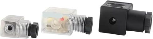 1PC Plug Solenoid Valve Coil Connector DIN43650 A/B/C For Valve Solenoid Coil DC12V DC24V AC110V AC220V(DIN43650A,AC 220V) in Saudi Arabia