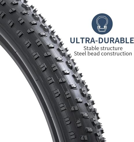 YUNSCM 2-PCS 27.5" Mountain Bike Tires 27.5x3.0/76-584 Compatible with Bike 27.5x2.80 27.5 x 3.0 27.5x3 Bicycle Tires (Y-1004) in Saudi Arabia