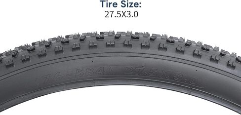 YUNSCM 2-PCS 27.5" Mountain Bike Tires 27.5x3.0/76-584 Compatible with Bike 27.5x2.80 27.5 x 3.0 27.5x3 Bicycle Tires (Y-1004) in Saudi Arabia