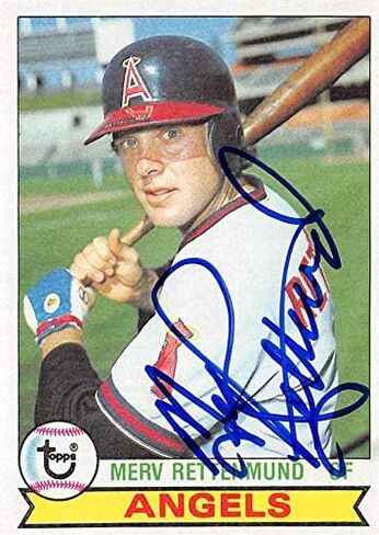 Autograph Warehouse 570496 California Angels44; SC MERV Rettenmund Autographed Baseball Card - 1979 Topps No.48 in Saudi Arabia