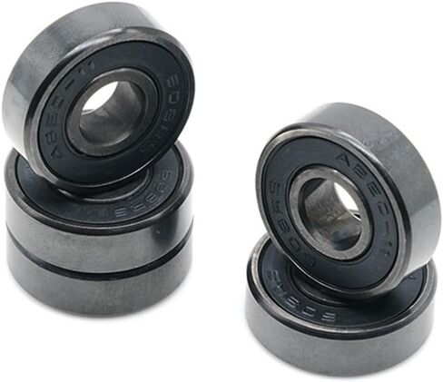 608 2RS 8x22x7 Mm Inline Roller Skate Wheel Bearing 608 RS Anti Rust Skateboard Ball Bearings 608RS Black Sealed 4PCS in Saudi Arabia