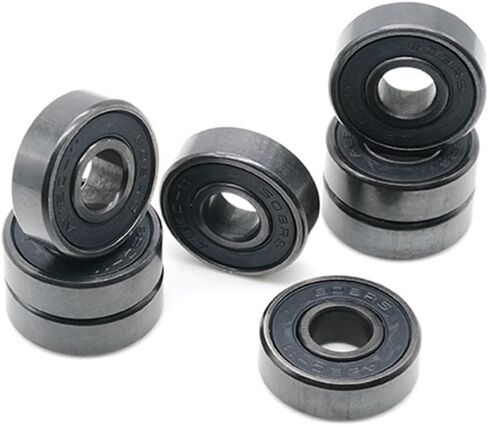 608 2RS 8x22x7 Mm Inline Roller Skate Wheel Bearing 608 RS Anti Rust Skateboard Ball Bearings 608RS Black Sealed 4PCS in Saudi Arabia