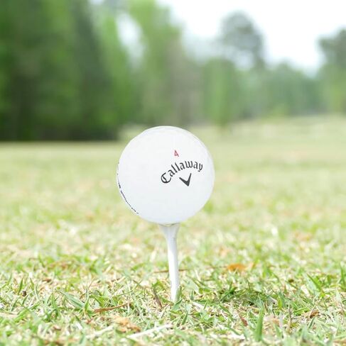 Callaway Chrome Soft X Logo Valls Golf Golf 1 Dozen (12) ، White in Saudi Arabia
