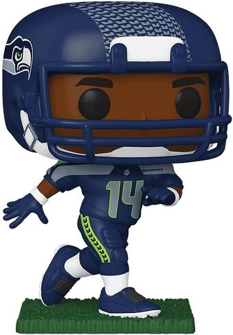 Football: Seahawks - DK Metcalf Vinyl Figure Collectibles Bundle with Compatible Funko Pop Box Protector in Saudi Arabia