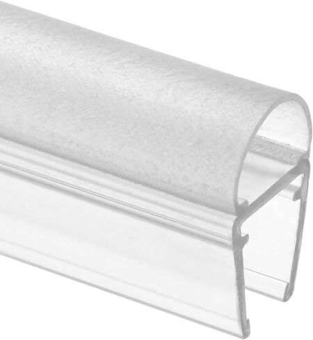 Prime-Line M 6322 1/4 in. Glass Shower Door Bulb Vertical Side Seal, Clear, 78 in., Fits Frameless Door (Single Pack) in Saudi Arabia
