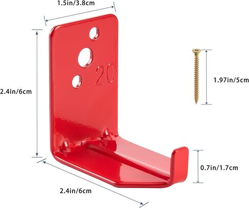 حامل طفاية الحريق ، 40 حزمة حزمة شديدة التحمل من 3 حفرة من الحريق ، حامل مطفأة الحريق القوية لسهولة التثبيت ، متينة متين بحراية الحريق. in Kuwait