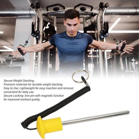 دبوس مكدس Vgeby Weight ، قطر قفل ، قطر مغناطيسي 8 مم مع ملحق الصالة الرياضية لانيارد لتمرينات الرياضة التمرين in Saudi Arabia