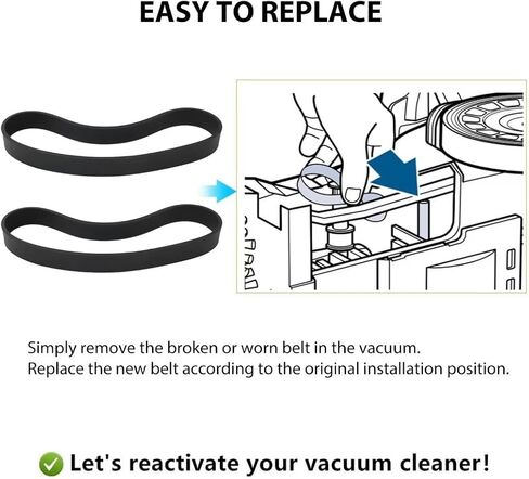 Updated 2X Replacement Belts for Bissell Vacuum Models 2256 2487 2488 2490 1792 1793 6594 6579 6582 6583 6584 6585 82H1 1739 2019 68C7 71Y7 4104 98N4 in Saudi Arabia