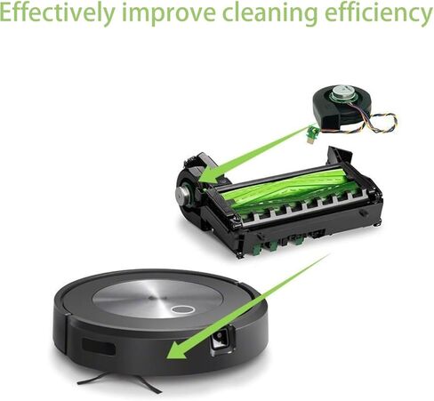 محرك مروحة التهوية المحرك المكنسة الكهربائية متوافق مع Irobot Roomba E5 E6 I3 I3+ I4 I4+ I6 I7 J7 I8 Faner Engine Engine Motor ، Robot Vacuum Part Part in Kuwait
