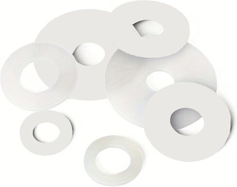 غسالات المطاط 20pcs فاصل السيليكون المسطح الصناعي 1.18 "OD X 0.56" id x 0.06 '' تآكل مقاومة للغسالات المطاطية المسطحة in Saudi Arabia