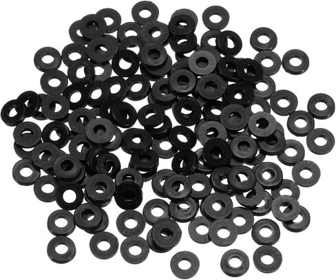 Uxcell 25pcs M6 نايلون غسالات مسطحة غسالة عادية 6 مم معرف 20 مم OD 2mm غسالات بلاستيكية سميكة للمسامير البراغي الصنبورات الصنبور إصلاح غسالات السباكة ، أبيض in Saudi Arabia