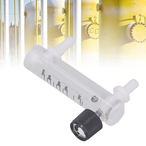 Gas Flow Meter, 10 to 1000ml min Gas Flow Meter Tester Air Adjustable Panel Measure Control Flowmeter Science Lab, Flowmeters in Saudi Arabia