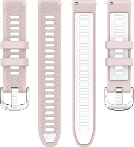 حزام رياضي بديل لـ Garmin Forerunner 265S/ 255S/ 255S Music/ Venu 3S/ Venu 2S Watch Bands for Women & Men 18mm -Silicon Wristbands Quick Equiplies Fand Band Associory in Kuwait