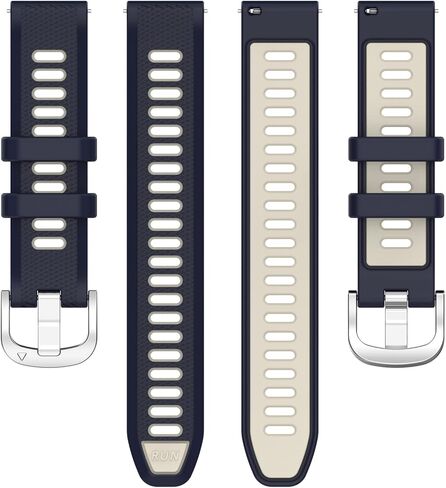 حزام رياضي بديل لـ Garmin Forerunner 265S/ 255S/ 255S Music/ Venu 3S/ Venu 2S Watch Bands for Women & Men 18mm -Silicon Wristbands Quick Equiplies Fand Band Associory in Kuwait