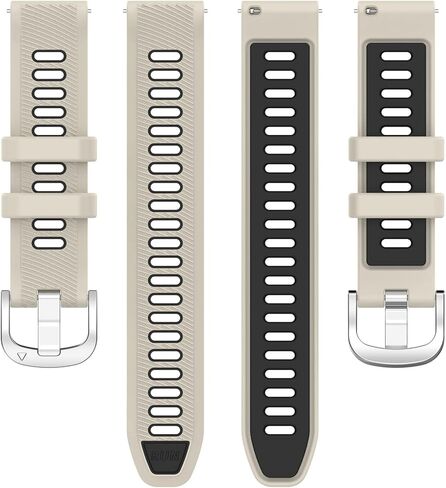 حزام رياضي بديل لـ Garmin Forerunner 265S/ 255S/ 255S Music/ Venu 3S/ Venu 2S Watch Bands for Women & Men 18mm -Silicon Wristbands Quick Equiplies Fand Band Associory in Kuwait