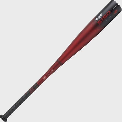 جديد ، Rawlings 2023 5150 USSSA BAT ، -10 2 3/4 "30/20 end end red/black alloy in Saudi Arabia
