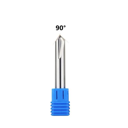 التنغستن الصلبة carbide carbide bit bit chamfer الطحن للنحاس الألومنيوم 60 90 120 درجة 1pcs (5 مم (120 درجة)) in Saudi Arabia