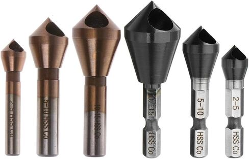 أدوات countersink بتات الحفر HSSCO M35 COBALT DEBURRING 90 درجة شطب الشجلة نوع 1PCS (1-4 (النوع 2)) in Saudi Arabia
