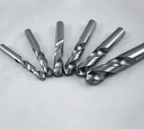 0.55mm-6.45mm Solid Carbide Drill Bits Set Spiral Flute Machine Twist Drill Bit for Hard Metal Stainless Steel 1Pcs(3.45x38mm 10pcs) in Saudi Arabia
