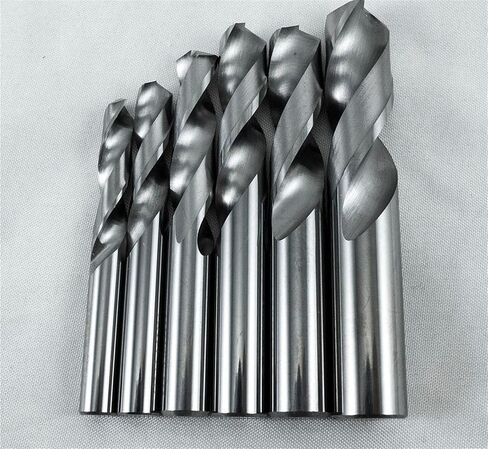 0.55mm-6.45mm Solid Carbide Drill Bits Set Spiral Flute Machine Twist Drill Bit for Hard Metal Stainless Steel 1Pcs(3.45x38mm 10pcs) in Saudi Arabia