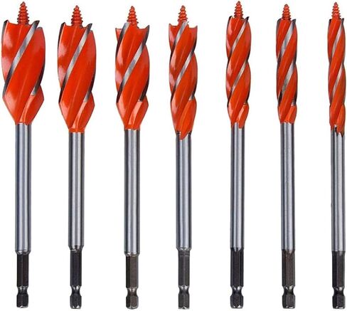 Woodworking Auger Drill Bit Twist Boring Hole Tool Hex Shank 10/11/12/14/16/18/19/20/22/25/28/30/32/35mm 1Pcs(32mm) in Saudi Arabia