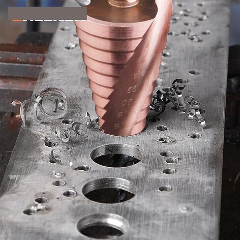 4-12mm 4-20mm 4-32mm 4-22mm 5-23mmHSS Straight Groove Step Drill Bit Coated Metal Hole Core Drilling Tools 1Pcs(Hexagon Shank 5-23) in Saudi Arabia